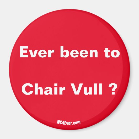 ヴァルの椅子に行ったことある?磁石 マグネット (正面)