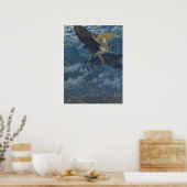 ヴァルキリーは翼のある馬に乗る – ドリーム・イディル ポスター (キッチン)