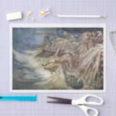 ヴァルキリーデコパージュティッシュペーパー像転写 薄葉紙 (クラフト)