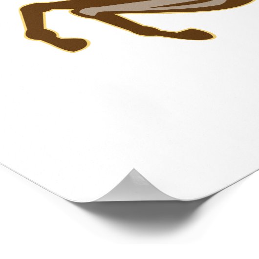 ヴァルキリーライディングホースレトロ ポスター (角)