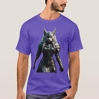 ヴァルキリー猫バイキング猫ヴァルハラお友達 Tシャツ