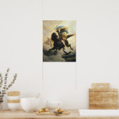 『ヴァルキリー』(1869年)ピーター・ニコライ・アルボ ポスター (キッチン)