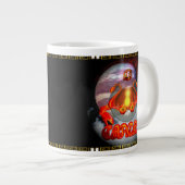 ヴァルサートジェミンカーはジェミニがん〔占星術の〕十二宮図カスプ ジャンボコーヒーマグカップ (正面右)