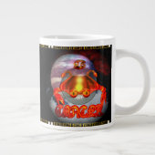 ヴァルサートジェミンカーはジェミニがん〔占星術の〕十二宮図カスプ ジャンボコーヒーマグカップ (右)