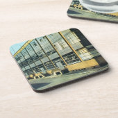 ヴァルター・グロピウスが設計しているFagusの製靴工場 コースター (左側)