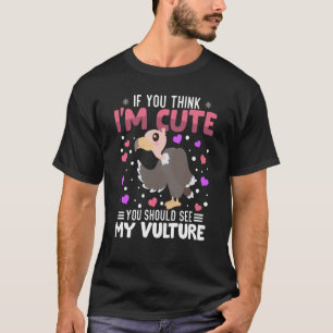 ヴァルチャーハートバレンタインデー動物のための女性のキ Tシャツ