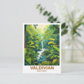 ヴァルディヴァンレインフォレストイラストレーション旅行 ポストカード (スタンド正面)