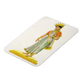 ヴァルナのカリカ妻、C. de Motte彫り(17) マグネット (左側)