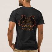ヴァルハラのワイシャツ Tシャツ (裏面)