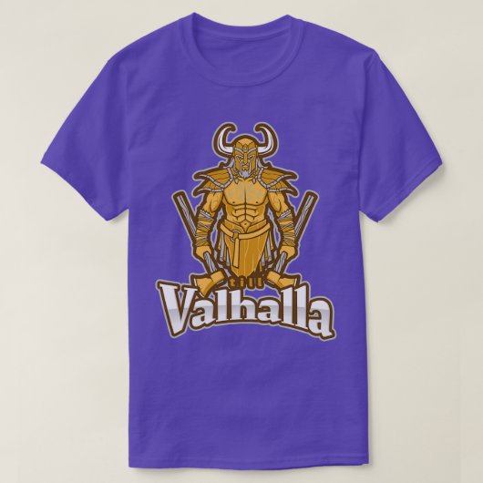 ヴァルハラまで Tシャツ (デザイン正面)
