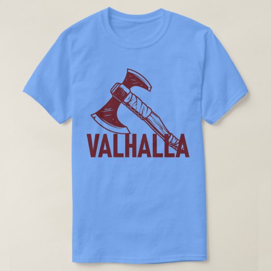 ヴァルハラバイキングクラシックアックスTシャツ Tシャツ (デザイン正面)