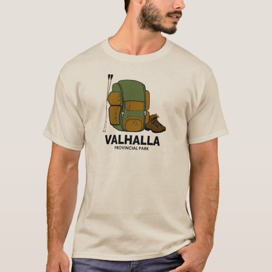 ヴァルハラ州立公園ハイキング Tシャツ (正面)