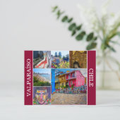 ヴァルパライソのシーン ポストカード (スタンド正面)