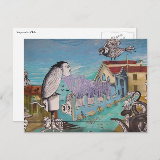 ヴァルパライソ超現実美術 ポストカード (正面/裏面)