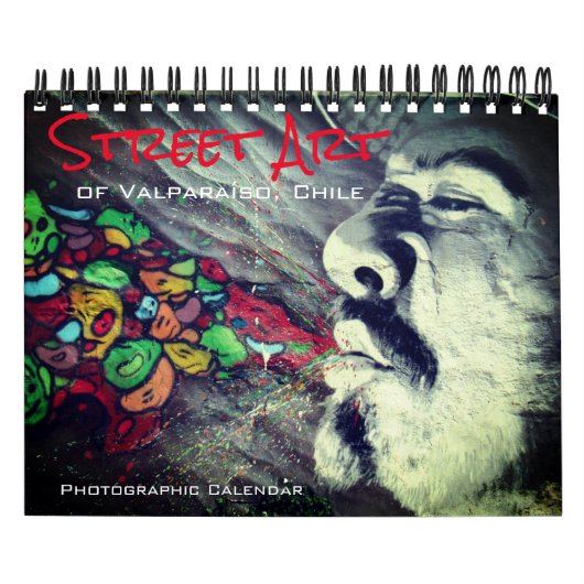 ヴァルパライソ通りアート2025スモール カレンダー (カバー)