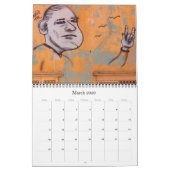 ヴァルパライソ通りアート2025 カレンダー (3月 2026)