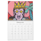 ヴァルパライソ通りアート2025 カレンダー (2月 2026)