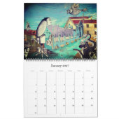 ヴァルパライソ通りアート2026ラージ カレンダー (1月 2027)