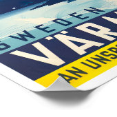 ヴァルムランドスウェーデンヴィンテージ旅行ポスター ポスター (角)