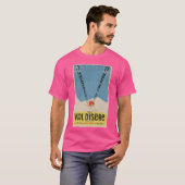 ヴァル・ディゼレクラシックーのスキーポスター Tシャツ (正面フル)