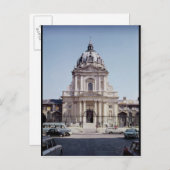 ヴァル・デ・グレースのファサードの表示 ポストカード (正面/裏面)