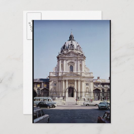 ヴァル・デ・グレースのファサードの表示 ポストカード (正面/裏面)