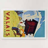 ヴァレスイスヴィンテージ旅行ポスター ジグソーパズル (横)