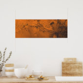 ヴァレスマリネリスキャニオンシステムオン火星パノラマ ポスター (キッチン)