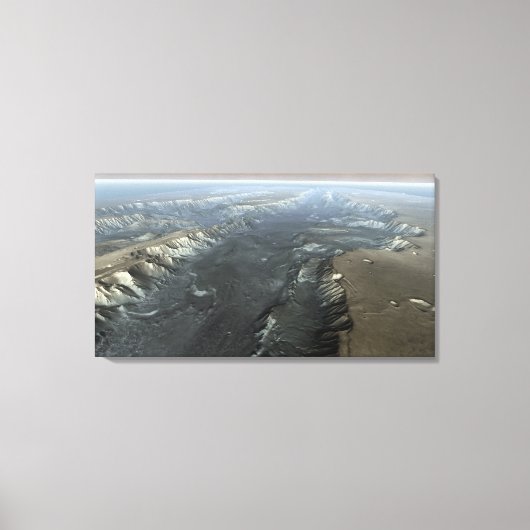 ヴァレスマリネリス、グランドキャニオン・オブ・火星 キャンバスプリント (正面)