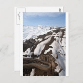 ヴァレネバドスキーリゾートチリの空中景色 ポストカード (正面/裏面)