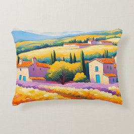 "ヴァレフローラル"ワイドな風景プロヴァンス アクセントクッション