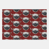 ヴァレブラックノセクリスマスラッピング紙 ラッピングペーパーシート (正面3)