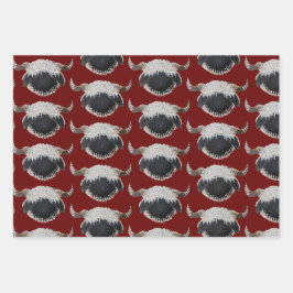 ヴァレブラックノセクリスマスラッピング紙 ラッピングペーパーシート