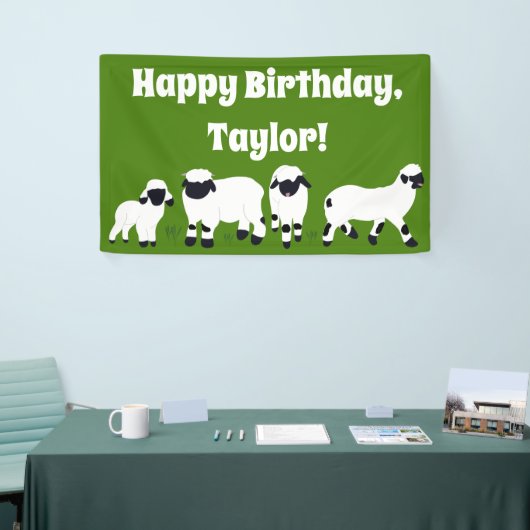 ヴァレブラックノセシープファームをテーマにしたパーティー 横断幕 (トレードショー)