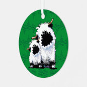 ヴァレブラックノセシープメタルオーナメント メタルオーナメント (正面左)