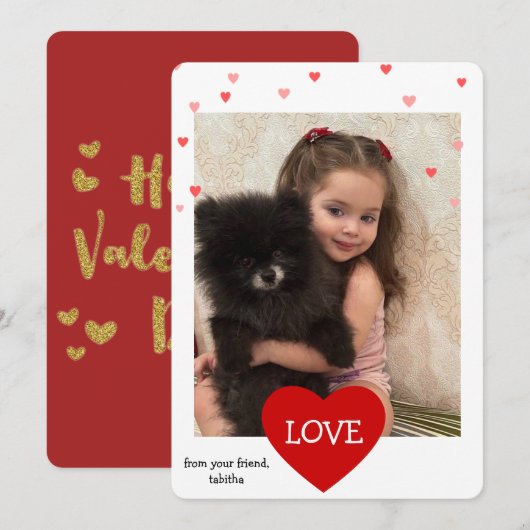 ヴァレモダンンティーンデイフォトカシンプルード シーズンカード (正面/裏面)