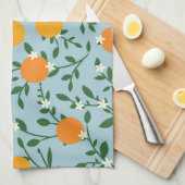 ヴァレンシア・オレンジ キッチンタオル (四つ折り)