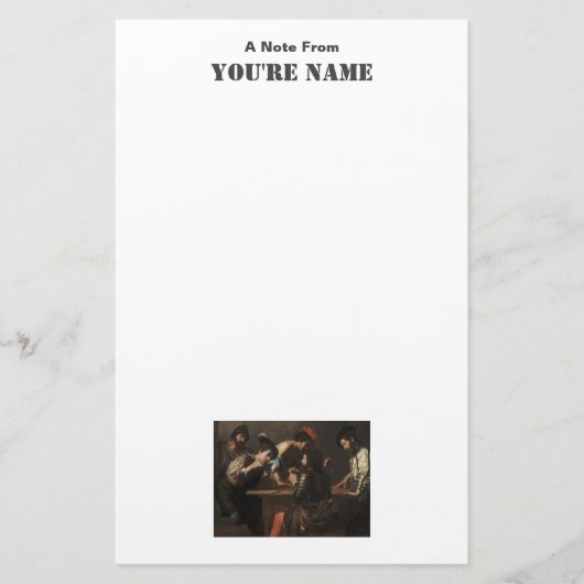 ヴァレンタインの絵「1618-1620」 便箋 (正面)