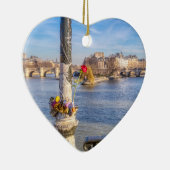 ヴァレンタインデーのポンデザール - パリ セラミックオーナメント (右)