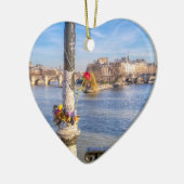 ヴァレンタインデーのポンデザール - パリ セラミックオーナメント (左)