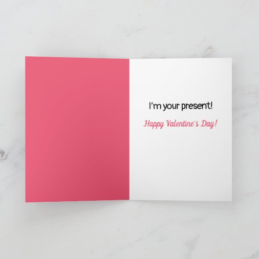 ヴァレンティおもしろいンズデイギニアピッグ抱き枕 シーズンカード (内部)