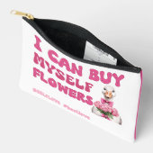 ヴァレンティおもしろいンズデイセルフラブプリントカットソーバッグ アクセサリーポーチ (見開き)