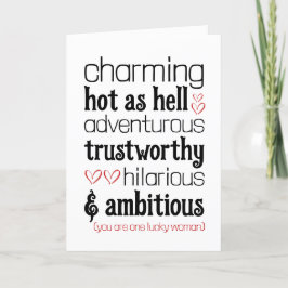 ヴァレンティおもしろいンズデイラブカード サンキューカード