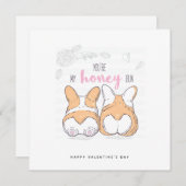 ヴァレンティおもしろいンデイコルギドッグお尻カード シーズンカード (正面/裏面)