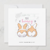 ヴァレンティおもしろいンデイコルギドッグお尻カード シーズンカード (正面)