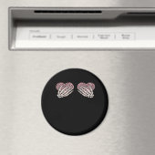 ヴァレンティおもしろいンデイスケルトンハンズハートガールCl マグネット (インサイチュ (食洗機))