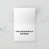 ヴァレンティおもしろいンデイバレンタインスイートハート シーズンカード (内部)