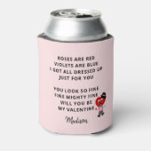 ヴァレンティおもしろいンバラは赤詩ガールフレンド 缶クーラー (缶裏面)