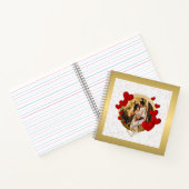 ヴァレンティエレガントンズラブアニバーサリー赤いハート ノートブック (内部)