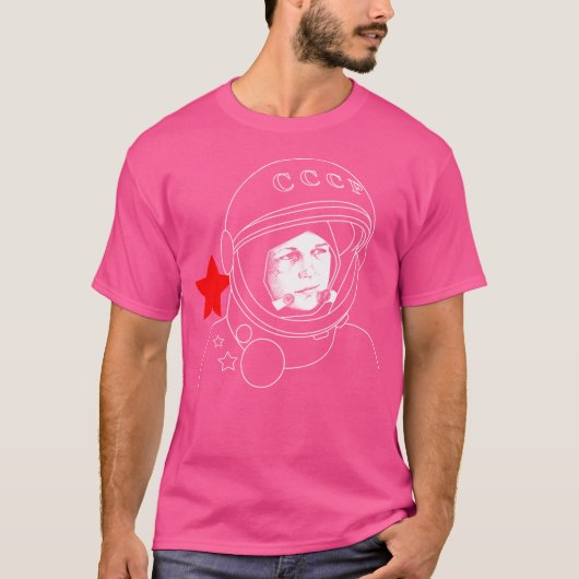 ヴァレンティナテレシコヴァコスモナウタ Tシャツ (正面)